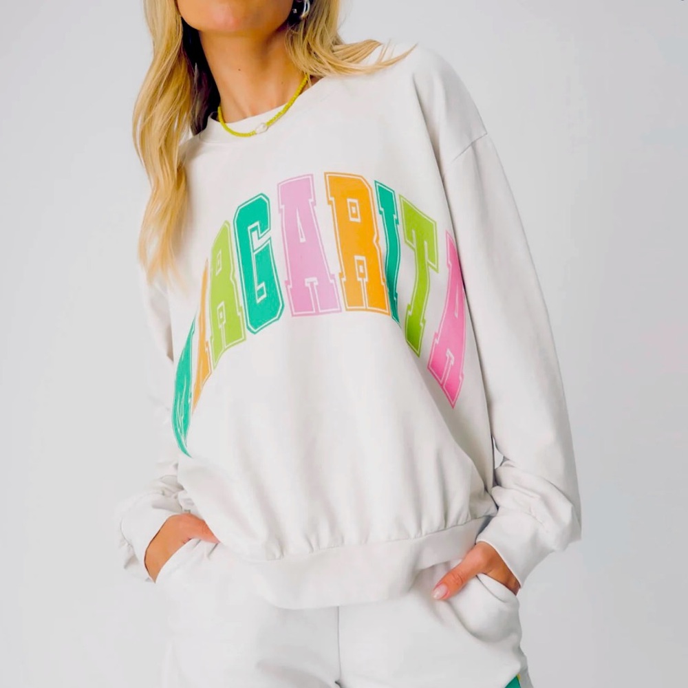 NWOT Project Social MARGARITA SWEATSHIRT - VINTAGE WHITE